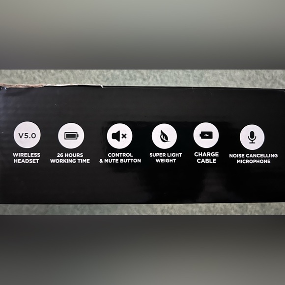 Earbay BT786C-D Bluetooth Wireless Headset w/ Microphone Noise Cancelling - Picture 6 of 7